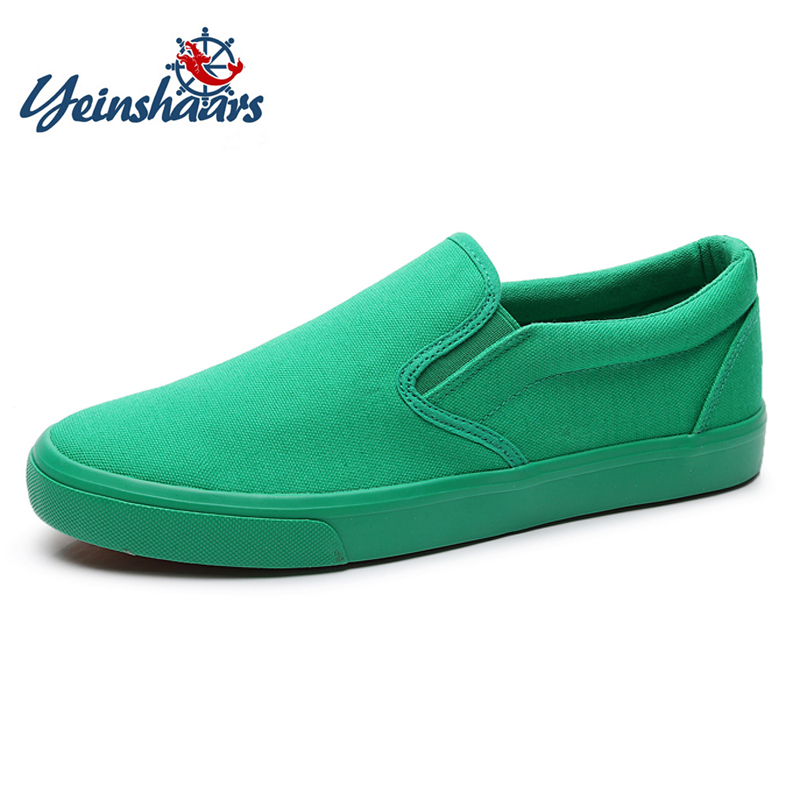 Men'S Shoes Yellow And Black - FUQIAO-Sapatos de condução vulcanizados para homens,