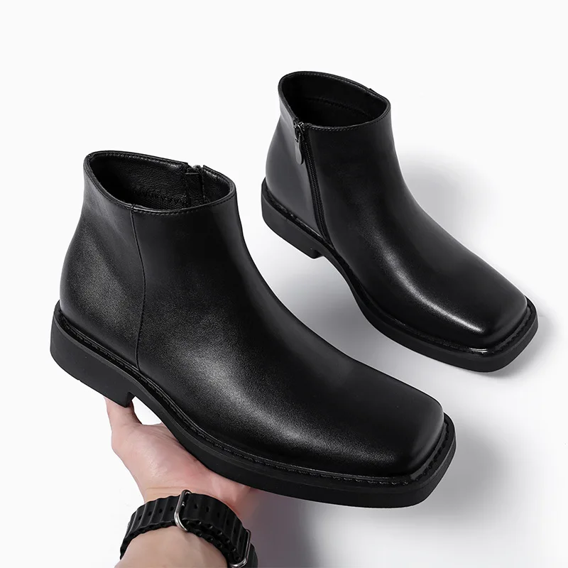 Men Shoes Boss - Preto nova moda masculina sapatos casuais