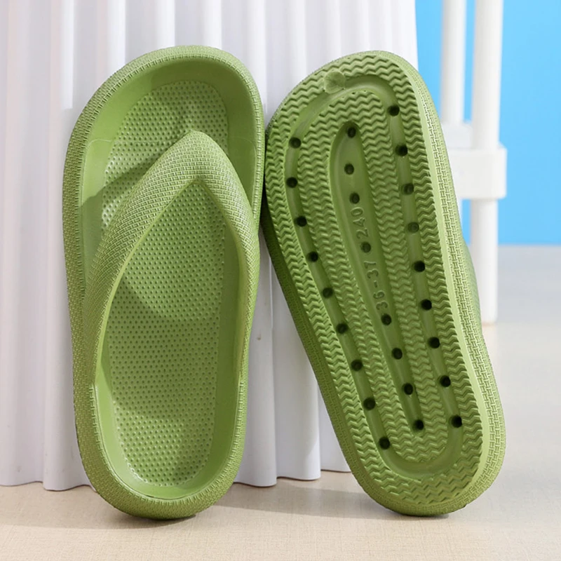 Men'S Shoes With Platform - Chinelo Plataforma Antiderrapante Feminino 2026 Verão