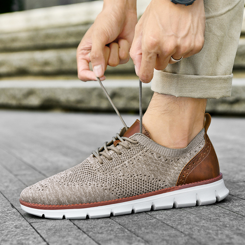 Men'S Shoes Dress Casual - Sapatos Casuais Masculinos Clássicos Respiráveis Brogue