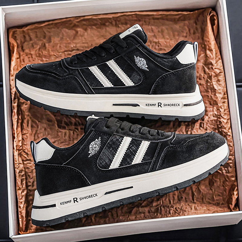 Men Shoes Zara - Tênis casuais masculinos retrô com listras,