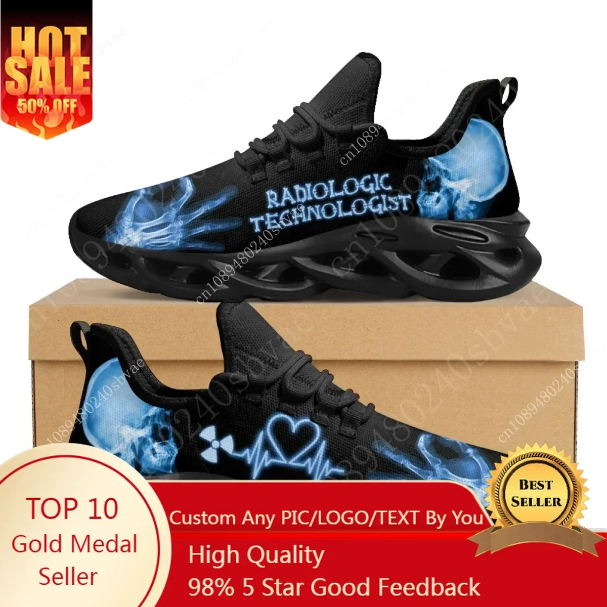 Men'S Shoes No Laces - Tênis para técnicos radiológicos, tênis masculino