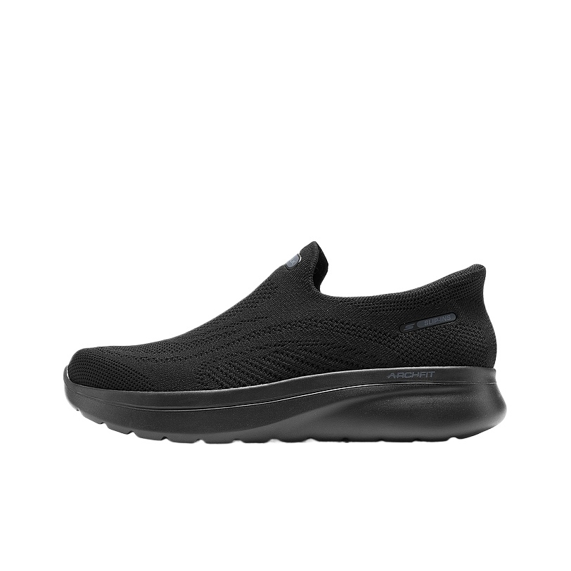 Men Shoes Black - Sapatos Casuais Masculinos Skechers GO WALK