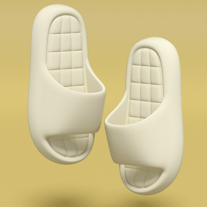 Men'S Shoes With Platform - Chinelo Nuvem Feminino Xadrez de Verão