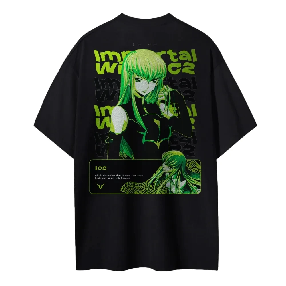 Nova camiseta Code Geass C.C.  - Men Shoes Quotes avaliação e preço