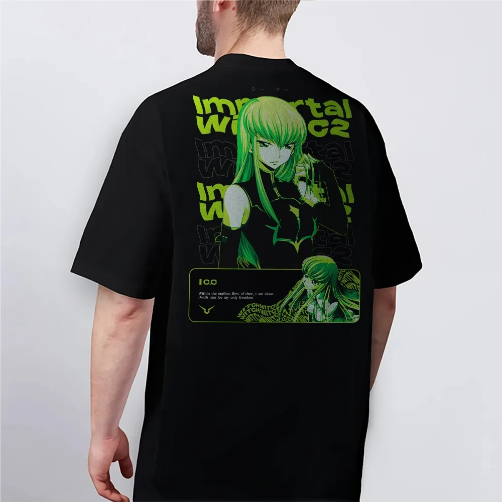 Nova camiseta Code Geass C.C.  - Men Shoes Quotes avaliação e preço