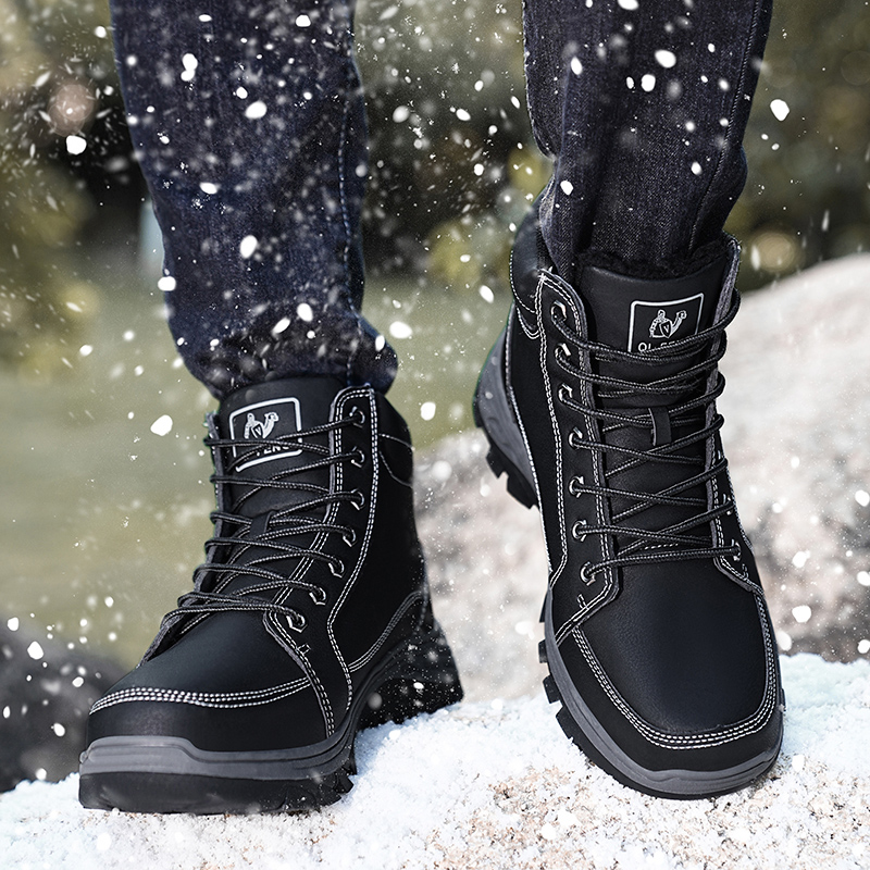 Botas Masculinas de Inverno pa - Men'S Shoes Yellow And Black avaliação e preço