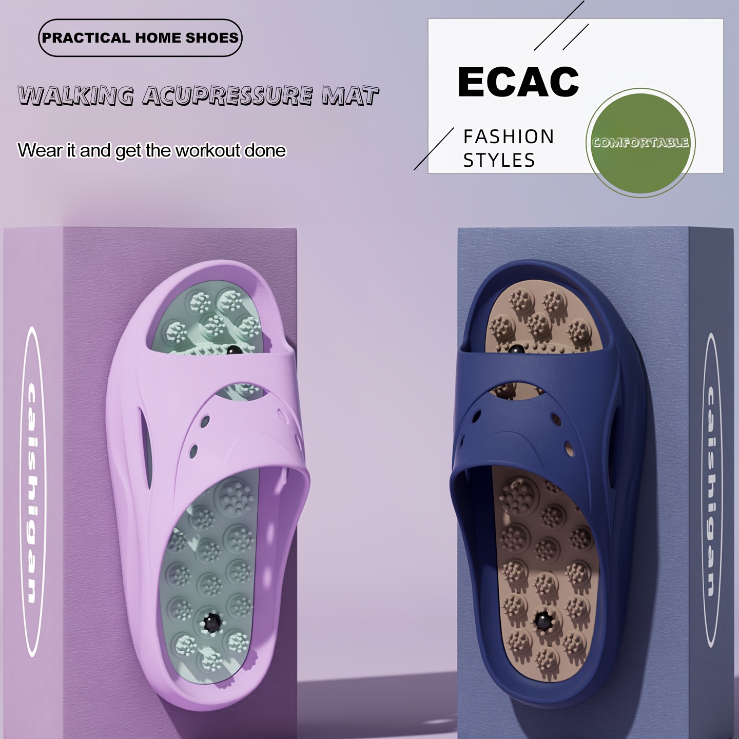 Chinelos de Massagem EVA para  - Men'S Shoes With Platform avaliação e preço