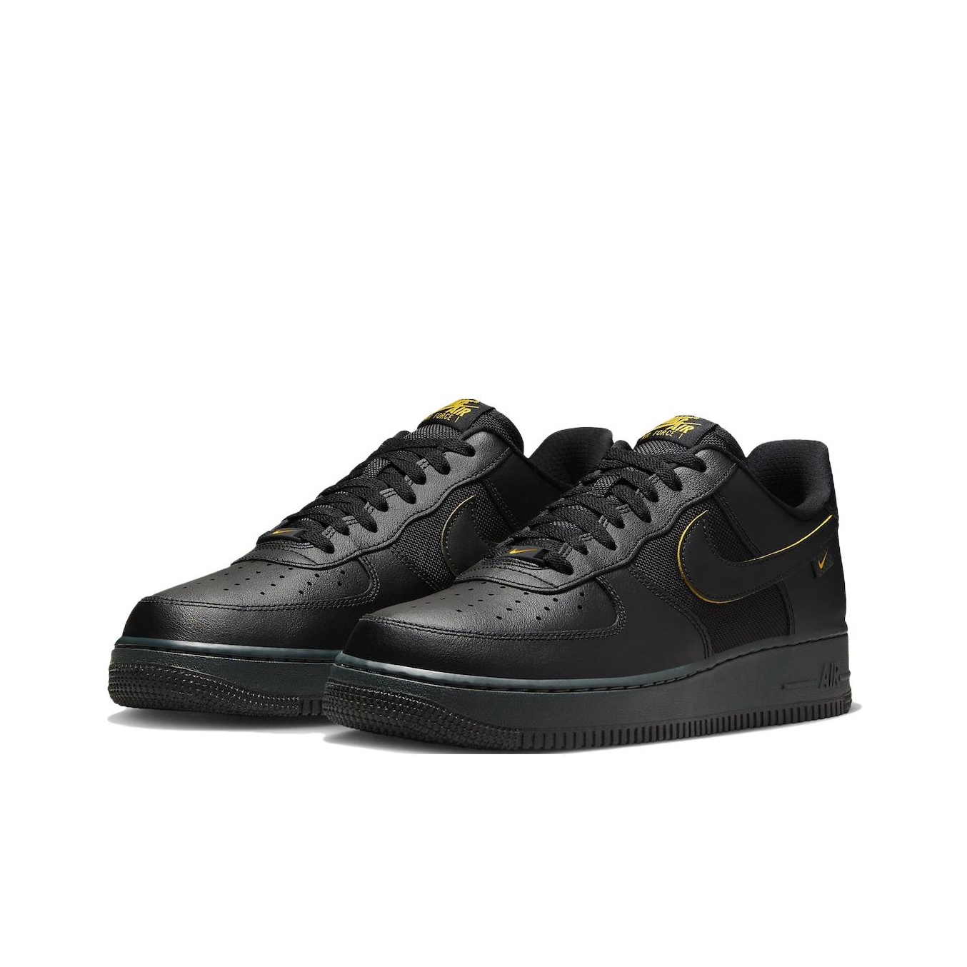 Tênis Nike Air Force 1 Low Top - Men'S Shoes Yellow And Black avaliação e preço