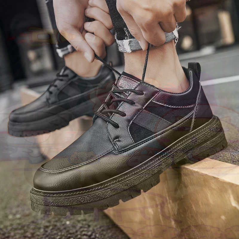 Escuro natural couro moda form - Men Shoes Most Expensive avaliação e preço