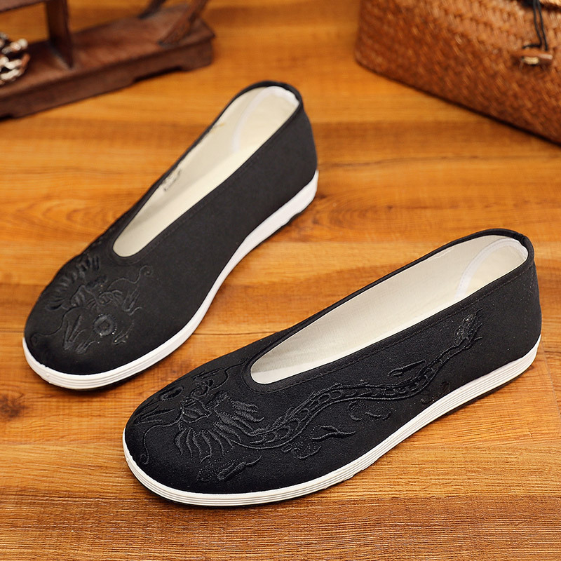 Sapatos de Kung Fu Chinês para - Men'S Shoes Yellow And Black avaliação e preço