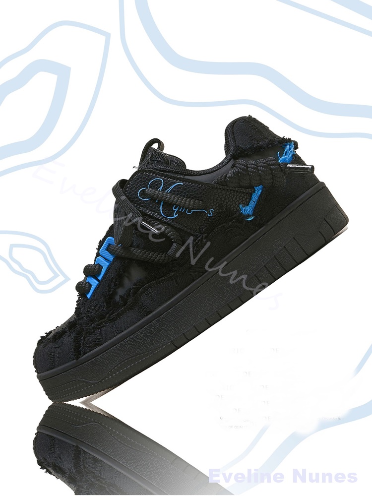 Tênis Plataforma Unissex Preto - Men'S Shoes With Platform avaliação e preço