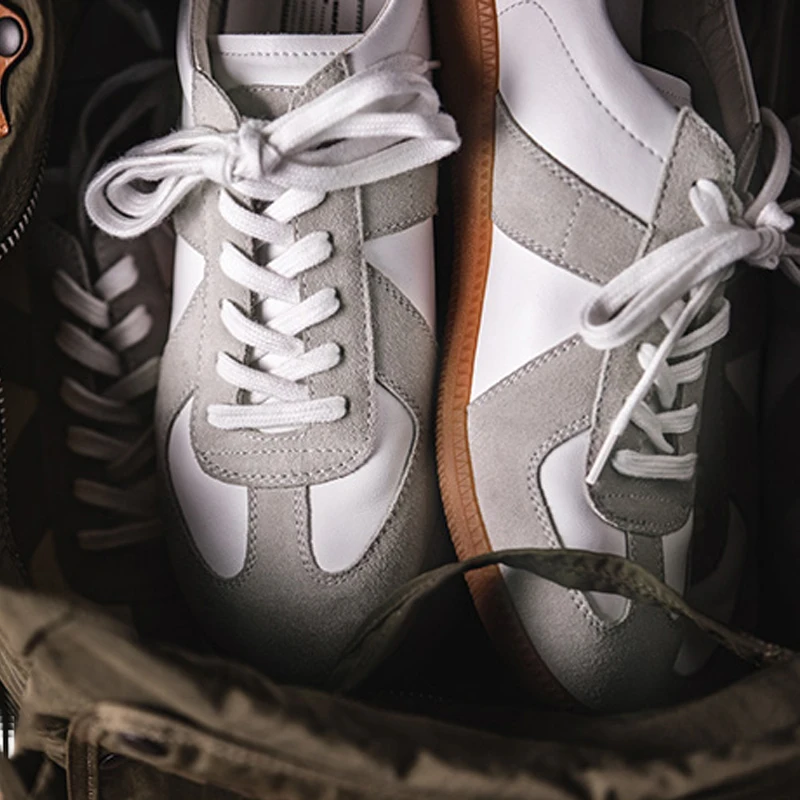Tênis Vintage Maden em Patchwo - Men'S Shoes No Laces avaliação e preço