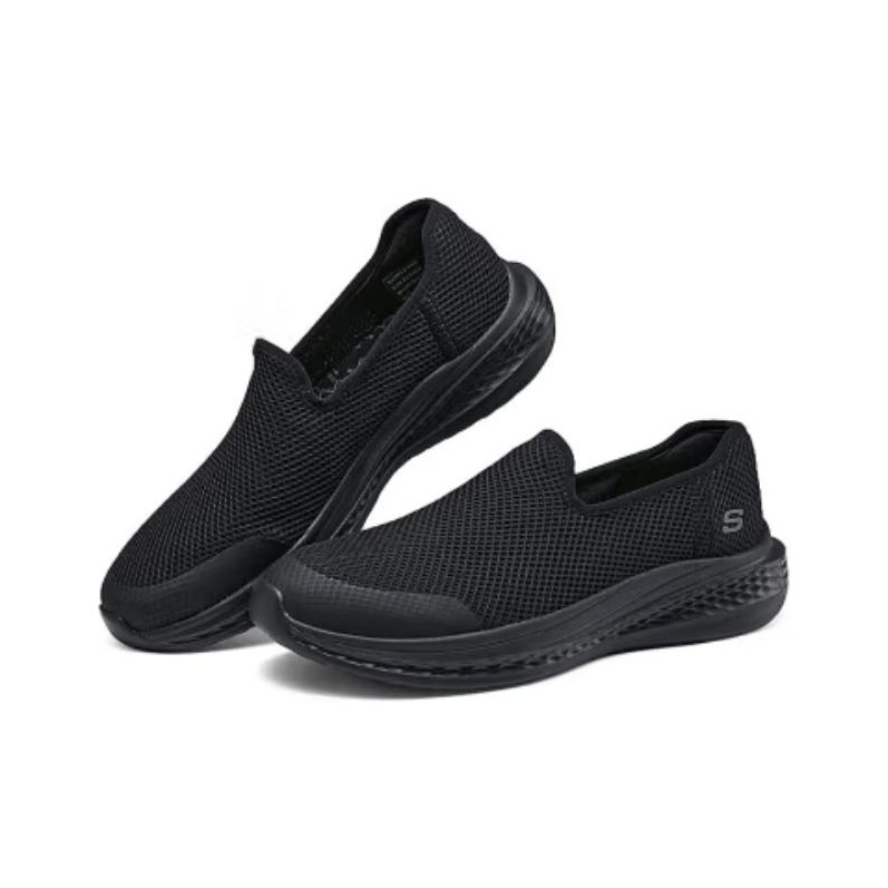 Sapatos casuais Skechers SLADE - Men Shoes Black avaliação e preço