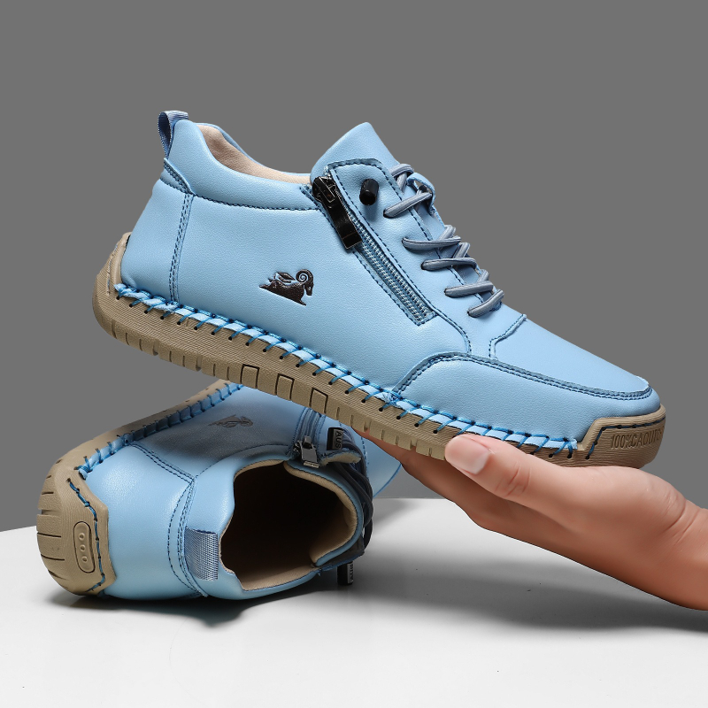 Tênis feminino de couro artesa - Men'S Shoes With Platform avaliação e preço
